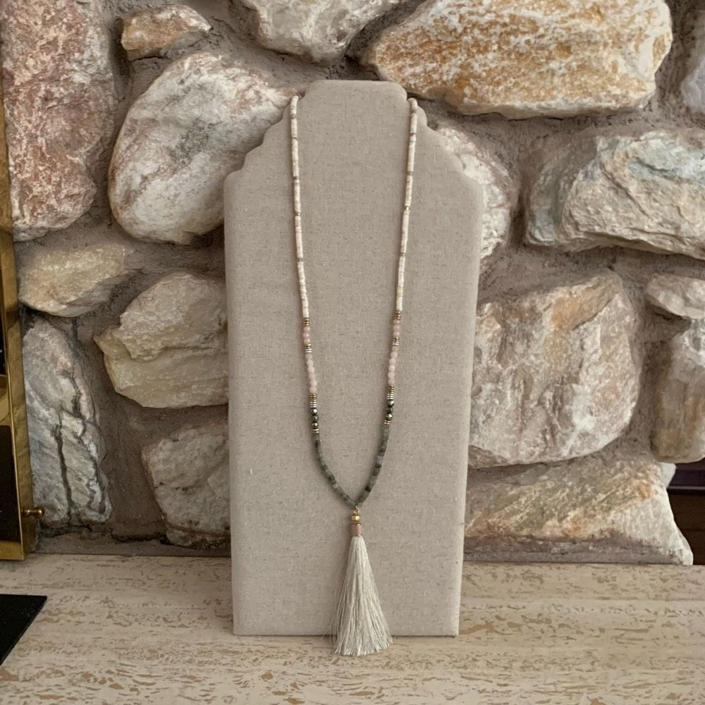 Antonia tassel necklace